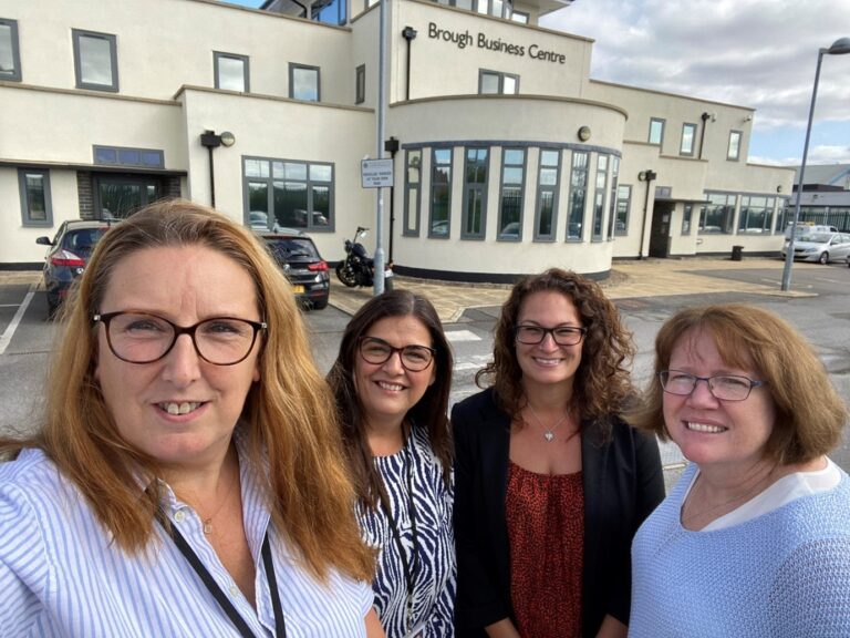 The Hague team outside the new offices in Hull