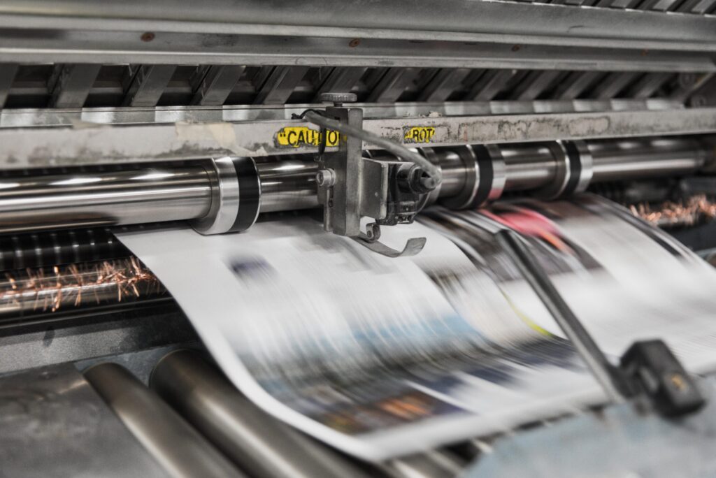Physical print machine